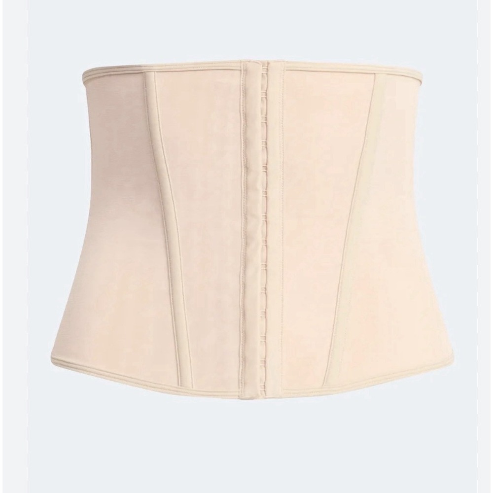 Camellias Beige Underbust Body Shaper Corset Sz M Renaissance